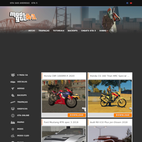 Miniatura do site Mods GTA San Andreas